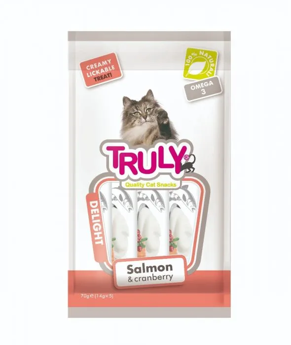 Truly Cat Creamy Lickable Salmon & Cranberry